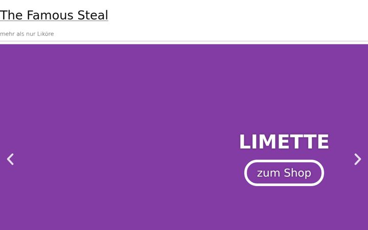 Screenshot of famous-steal.com
