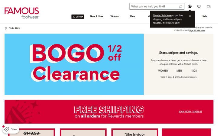 famousfootwear.com