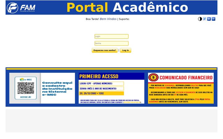 Screenshot of famportal.com.br