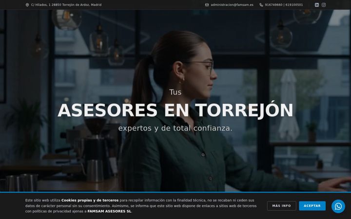 Screenshot of famsam.es