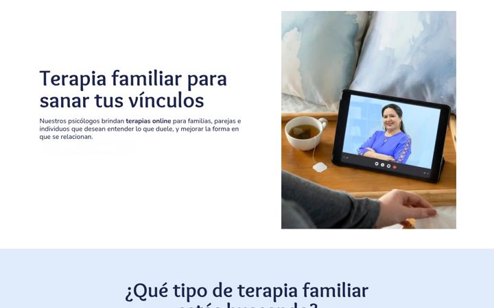 Screenshot of famypsy.com