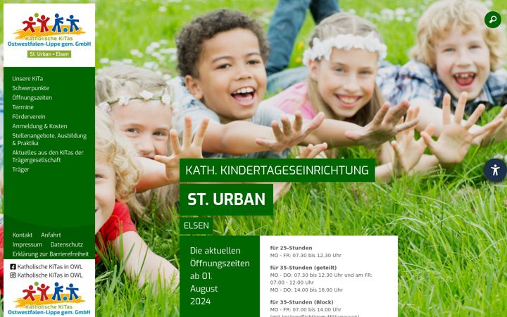 Screenshot of famzelsen-kitasturban.de