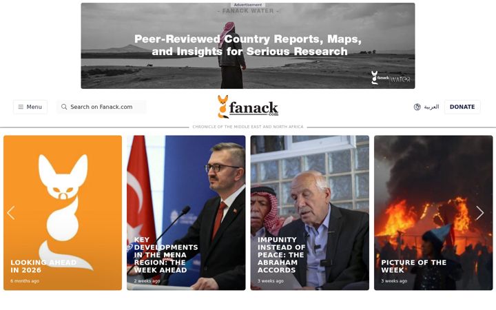 Screenshot van fanack.com