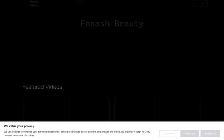 Screenshot of fanashbeauty.nl