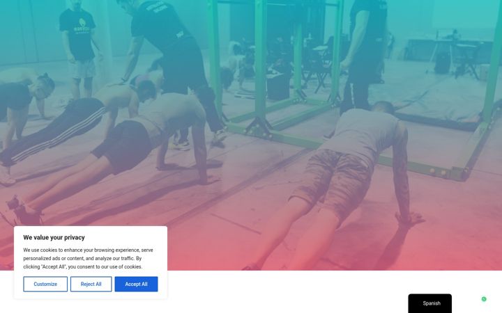 Screenshot of fanaticfit.es