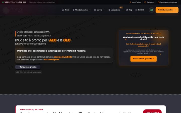 Screenshot of fanaticoweb.com