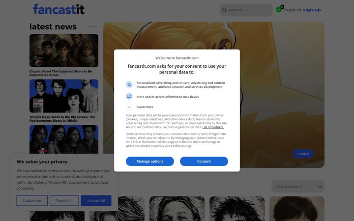 Screenshot of fancastit.com