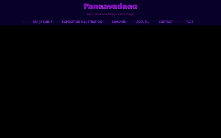 Screenshot of fancavedeco.com