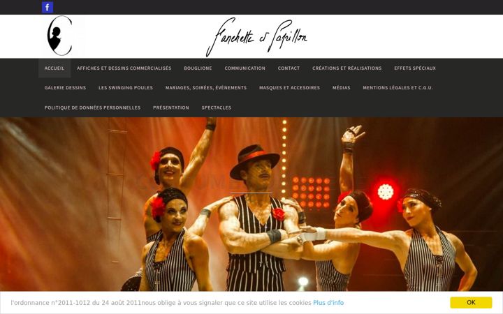 Screenshot of fanchetteetpapillon.fr