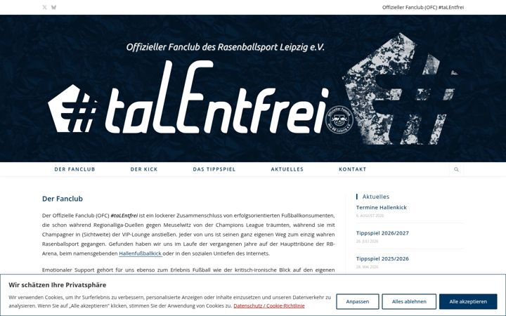 Képernyőkép: fanclub-talentfrei.de