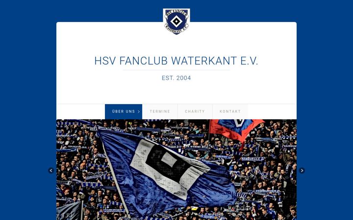 Screenshot of fanclub-waterkant.de