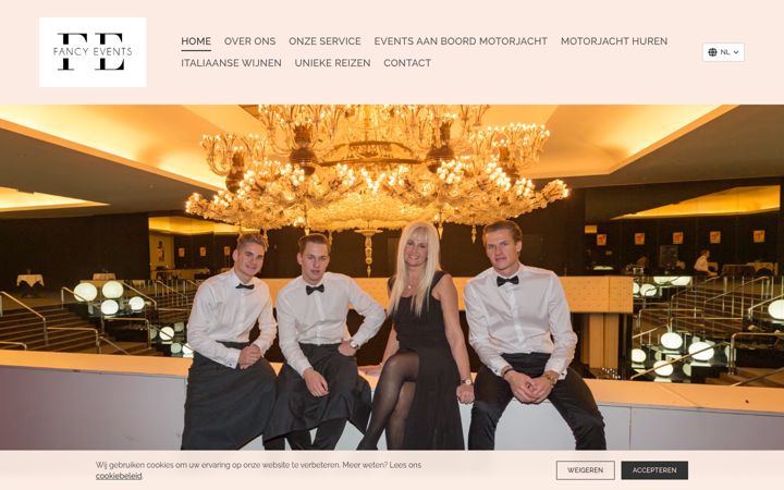 Screenshot of fancyevents.be