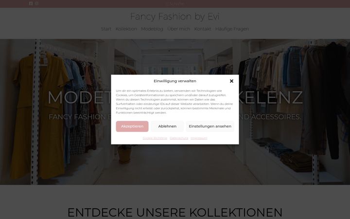 Screenshot of fancyfashionbyevi.de