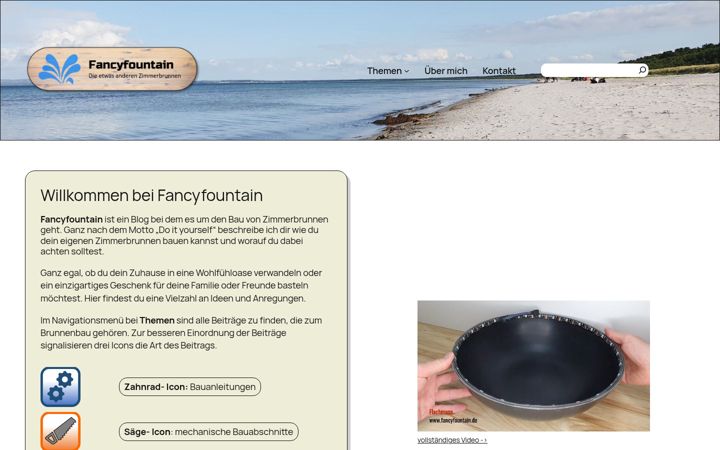 Screenshot of fancyfountain.de