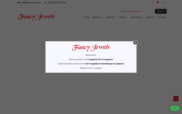Screenshot of fancyjewels.nl