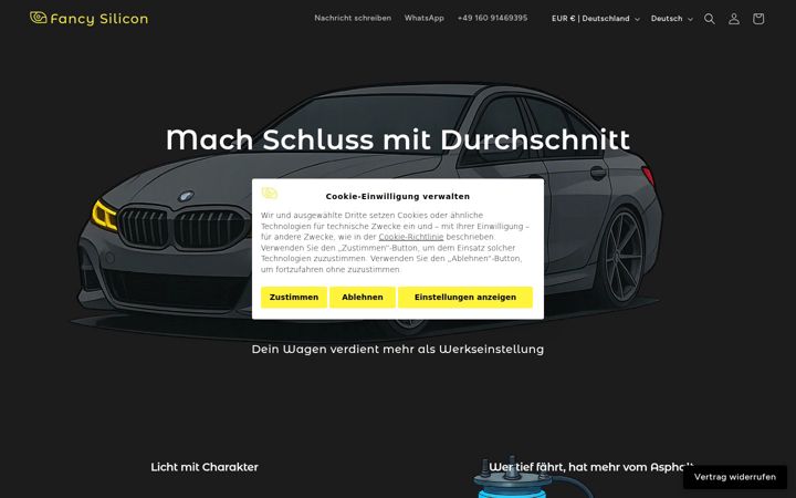 Screenshot of fancysilicon.de