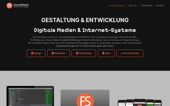Screenshot of fancysoftware.de
