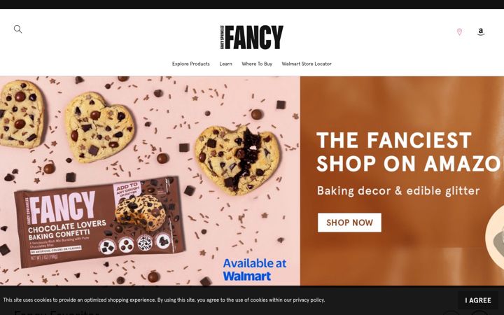 Screenshot of fancysprinkles.com