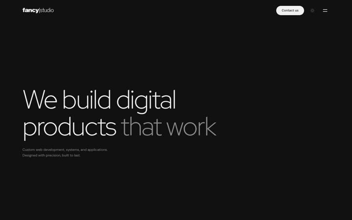 Screenshot of fancystudio.sk