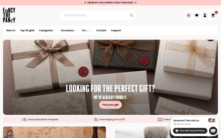Skjámynd af fancythepancy.com
