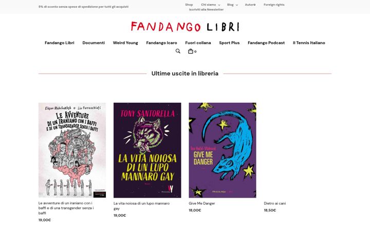 Screenshot of fandangolibri.it