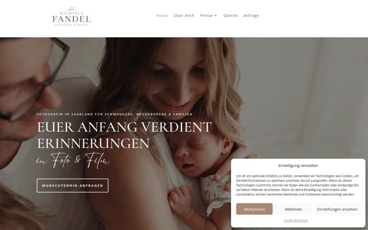 Screenshot of fandel-fotodesign.de