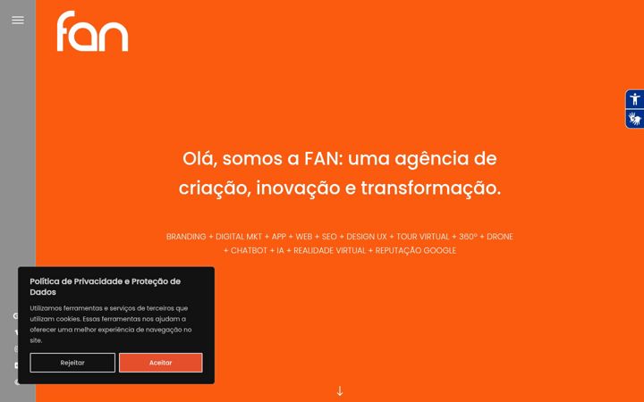 Ekrānuzņēmums no fandesign.com.br