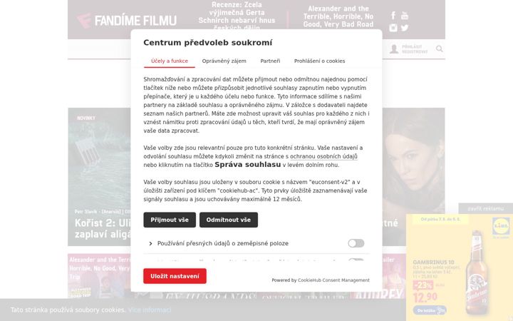 Screenshot of fandimefilmu.cz