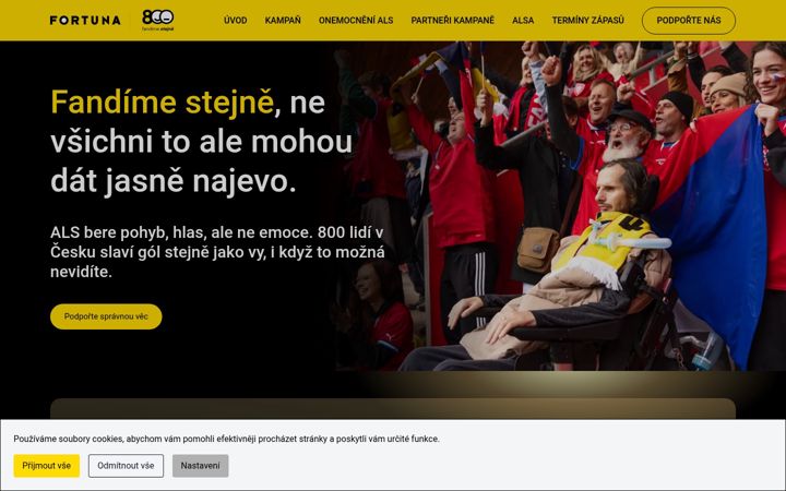 Screenshot of fandimestejne.cz