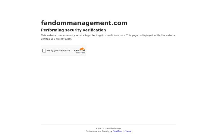 Screenshot of fandommanagement.com