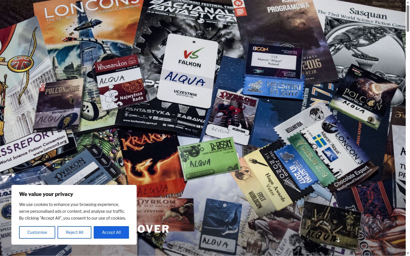 Screenshot van de toestemmingsbanner zoals getoond vóór enige interactie