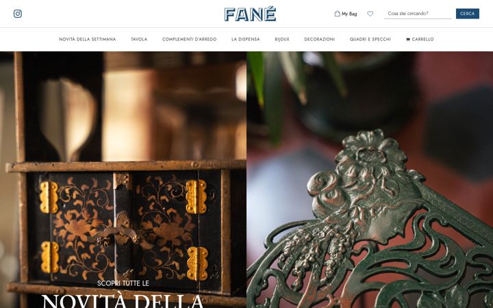 Screenshot of fanedecorations.com
