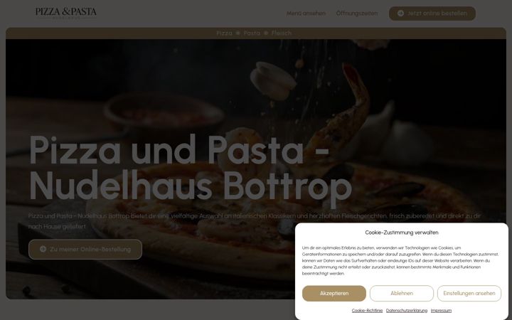 Screenshot of fanellis-bottrop.de