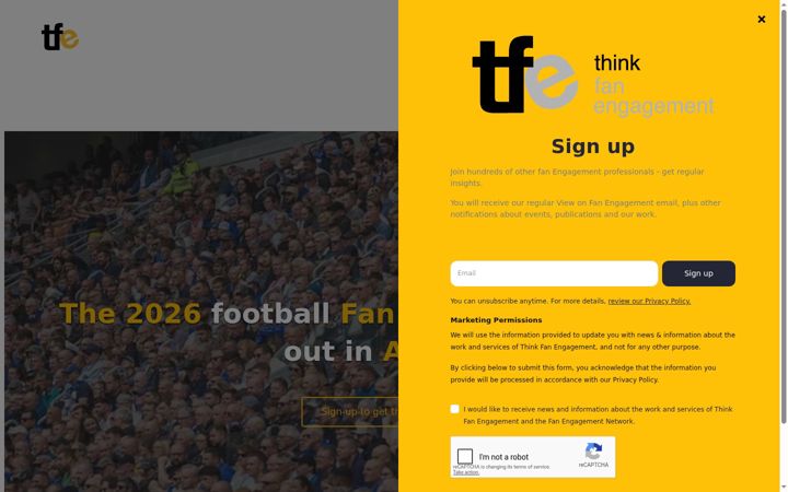 Screenshot of fanengagement.net