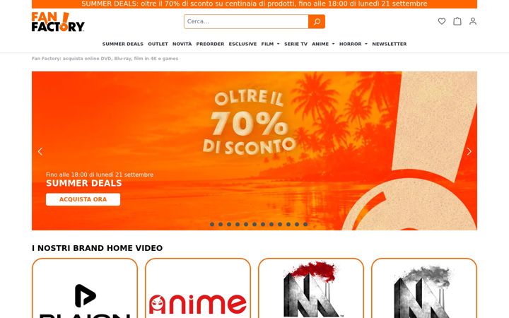 Screenshot of fanfactory.shop