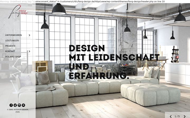 Screenshot of fang-design.de