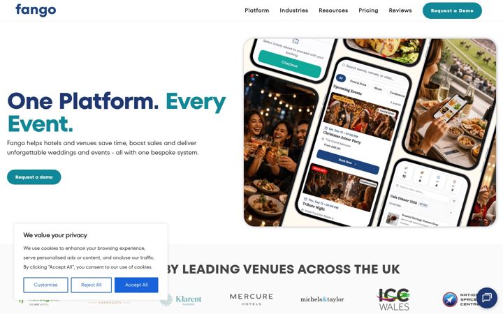 Screenshot of fango.co.uk