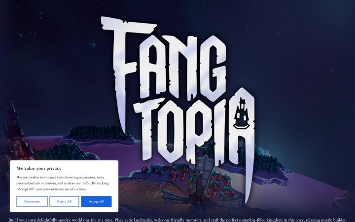 Screenshot of fangtopia.com