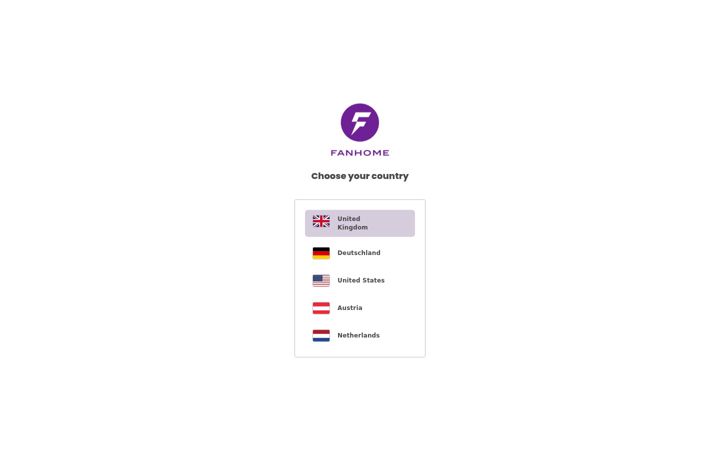 Screenshot of fanhome.com