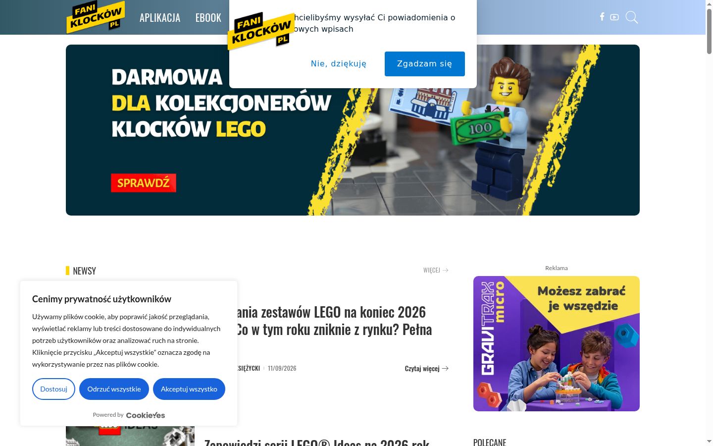 Screenshot van de toestemmingsbanner zoals getoond vóór enige interactie
