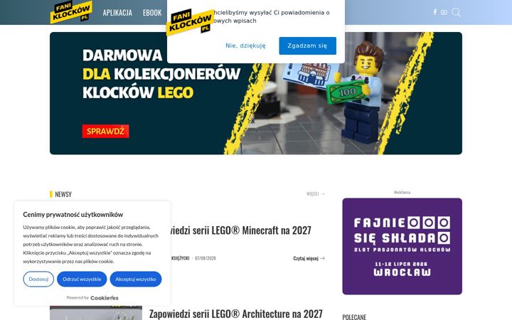 Screenshot of faniklockow.pl