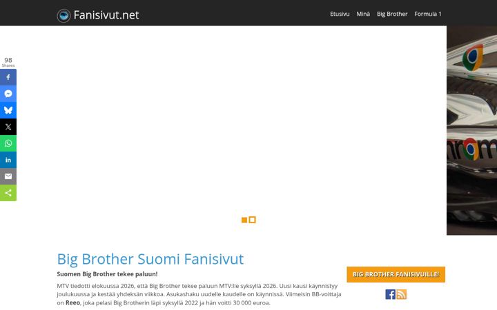 Screenshot of fanisivut.net