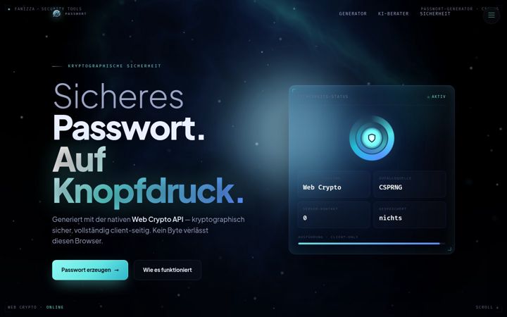 Screenshot of fanizza.de