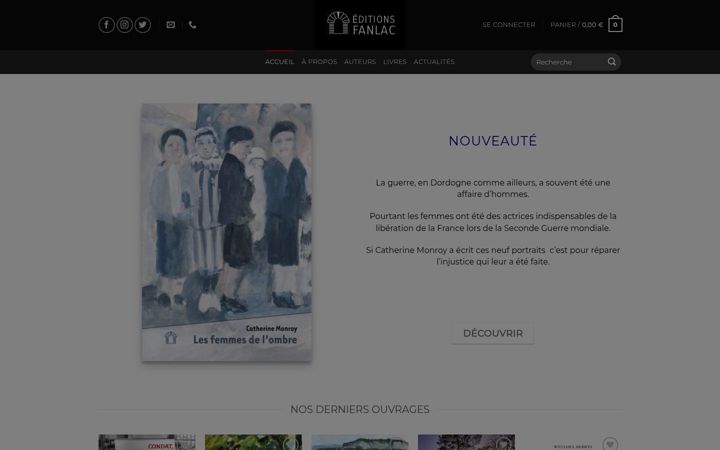 Screenshot of fanlac.com