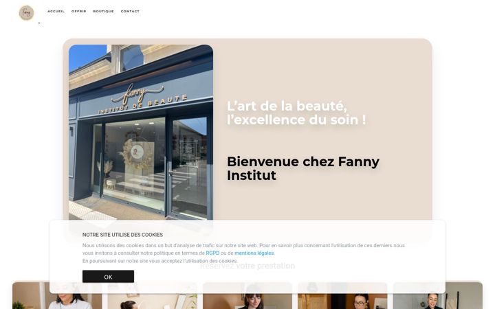 Screenshot of fanny-institut.com