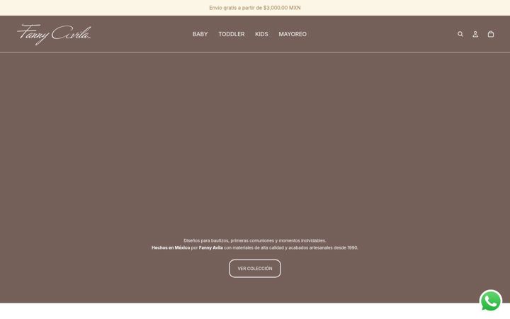 Screenshot of fannyavila.com