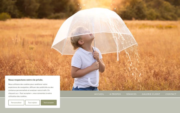 Screenshot of fannyhettinger.fr