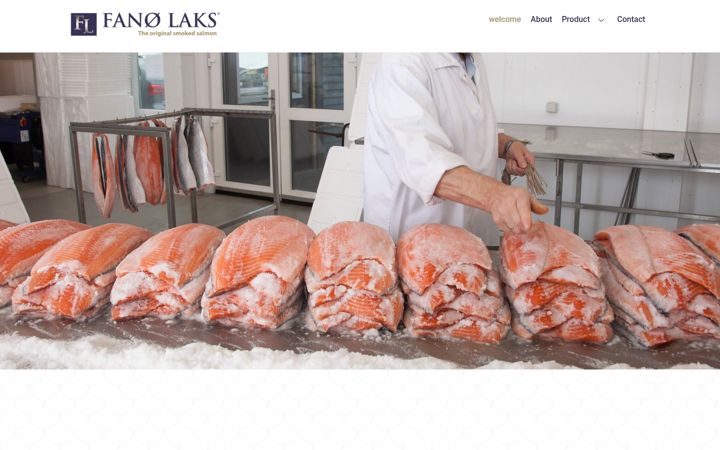 Screenshot of fanoe-laks.com