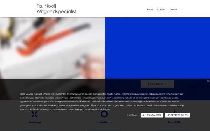 Screenshot of fanooij.nl