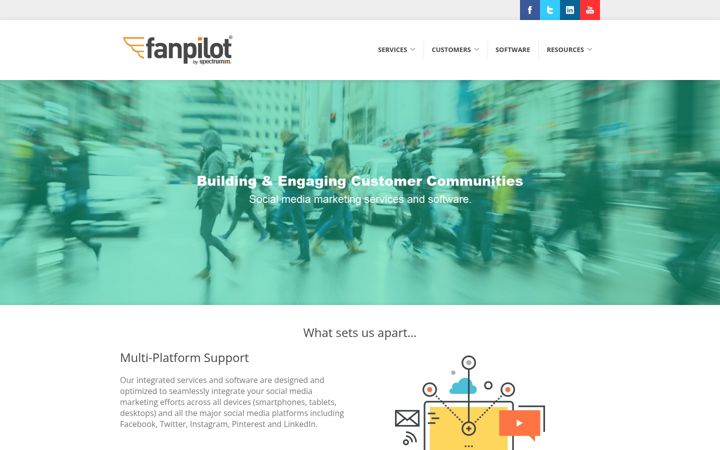 Screenshot of fanpilot.com